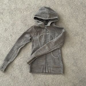 Lululemon, 4, gray scuba full zip hoodie
